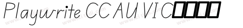 Playwrite CC AU VIC字体转换 Playwrite CC AU VIC字体转换